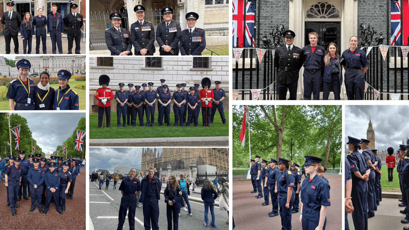 Fire Cadets attend a week of events to celebrate the 80th anniversary of VED Day